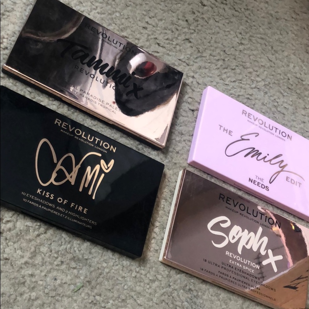 Bundle of Makeup Revolution Eyeshadow Palettes